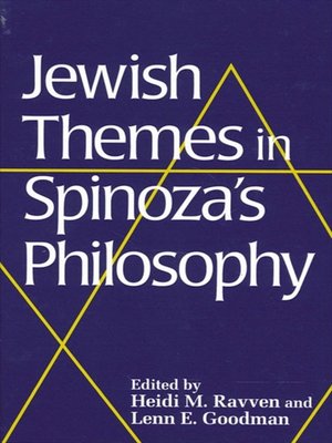 cover image of Jewish Themes in Spinoza's Philosophy